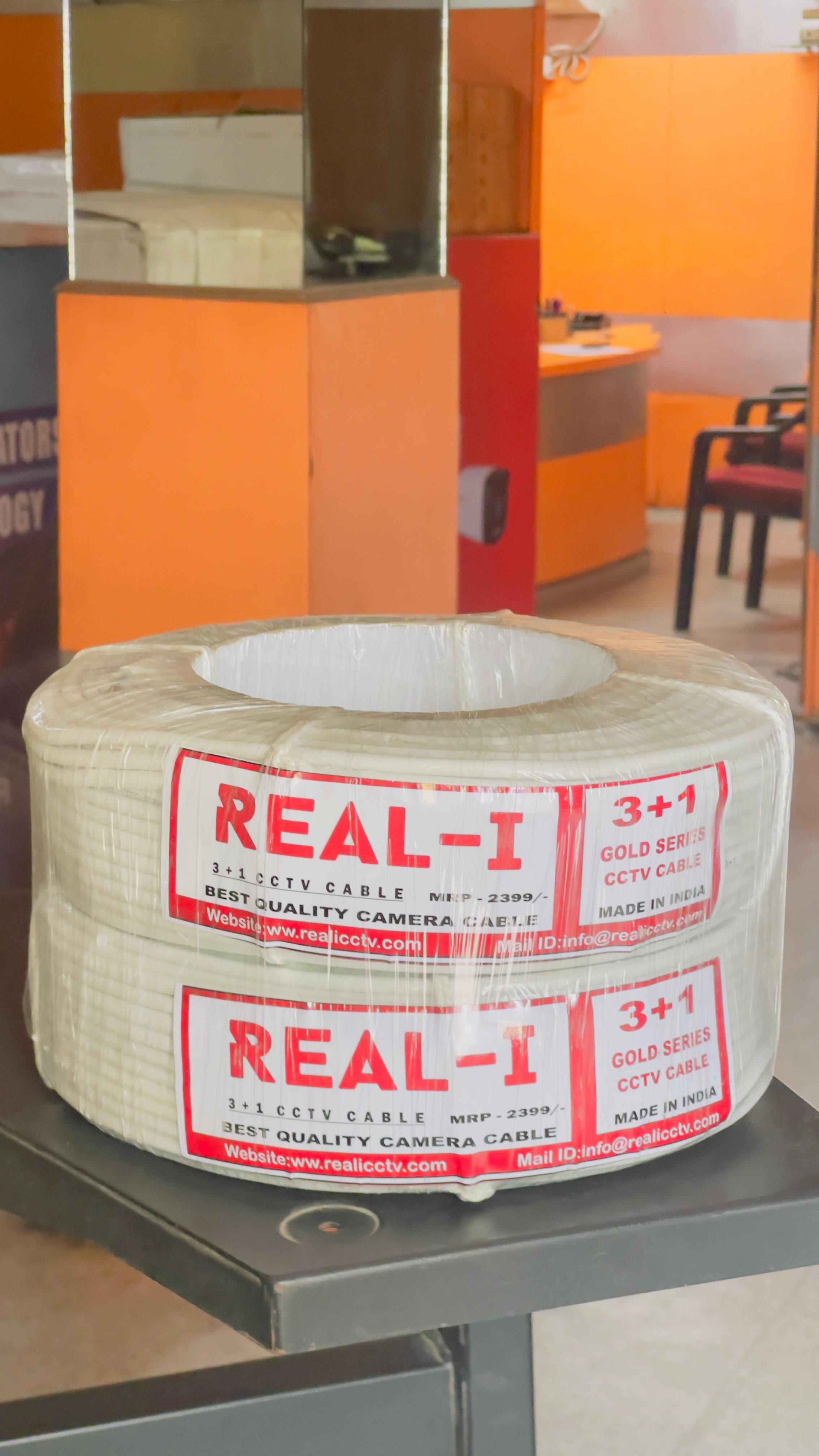 REAL-I CCTV Cable Gold Quality.